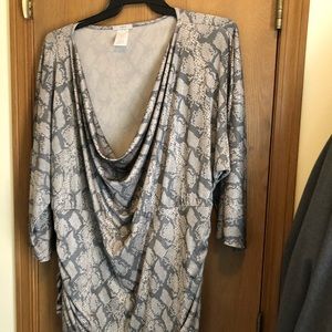 Animal print flattering night out shirt